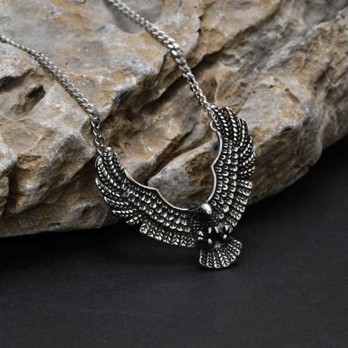Wholesale Stainless Steel Eagle Necklace