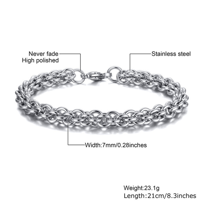 Wholesale Stainless Steel Thick Bracelet for Men