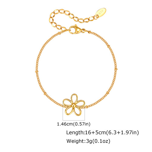 Wholesale Stainless Steel Elegant Flower Jewelry Set