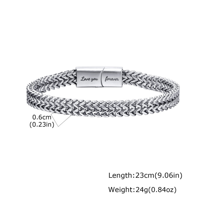 Wholesale Stainless Steel Men's Keel Chain Bracelet