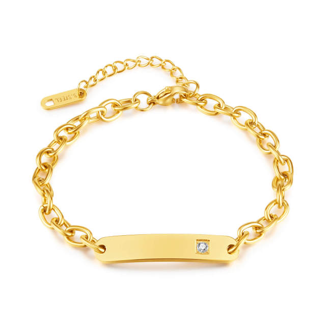 Wholesale Stainless Steel Engraved Bracelets