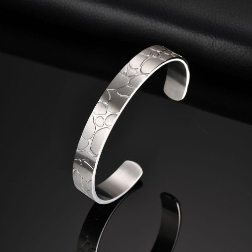 Wholesale Mens Stainless Steel Open Bangle
