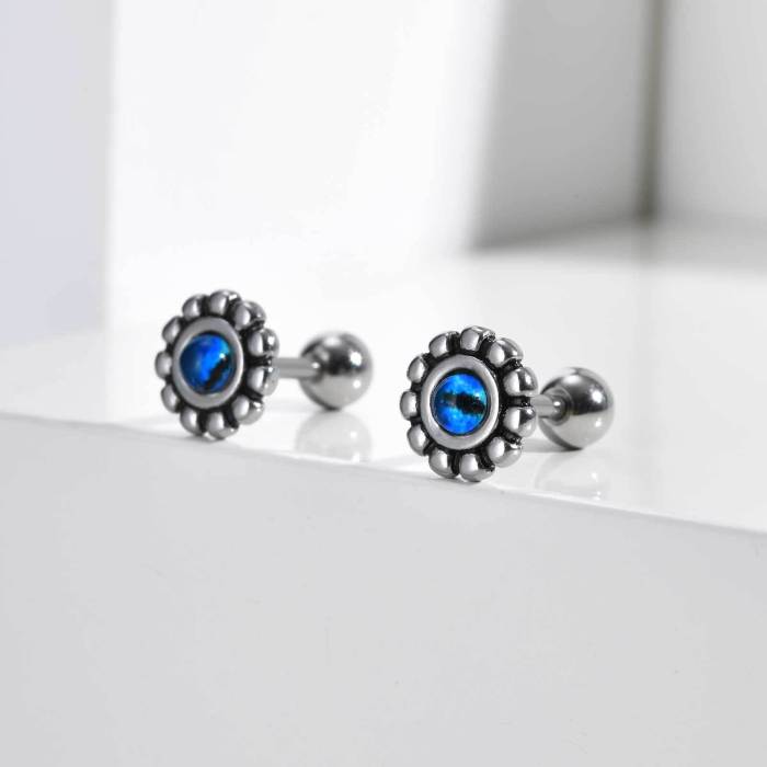Wholesale Stainless Steel Devil's Eye Earrings
