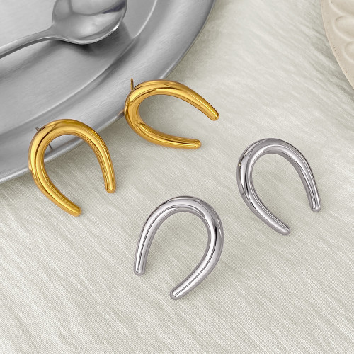 Wholesale Stainless Steel Fashion Niche Earrings