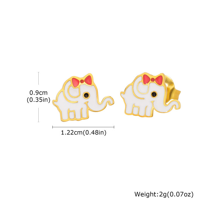 Wholesale Stainless Steel Cute Kids Bracelet Ring Earrings