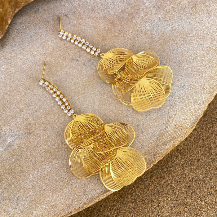 Wholesale Stainless Steel Luxury Earrings