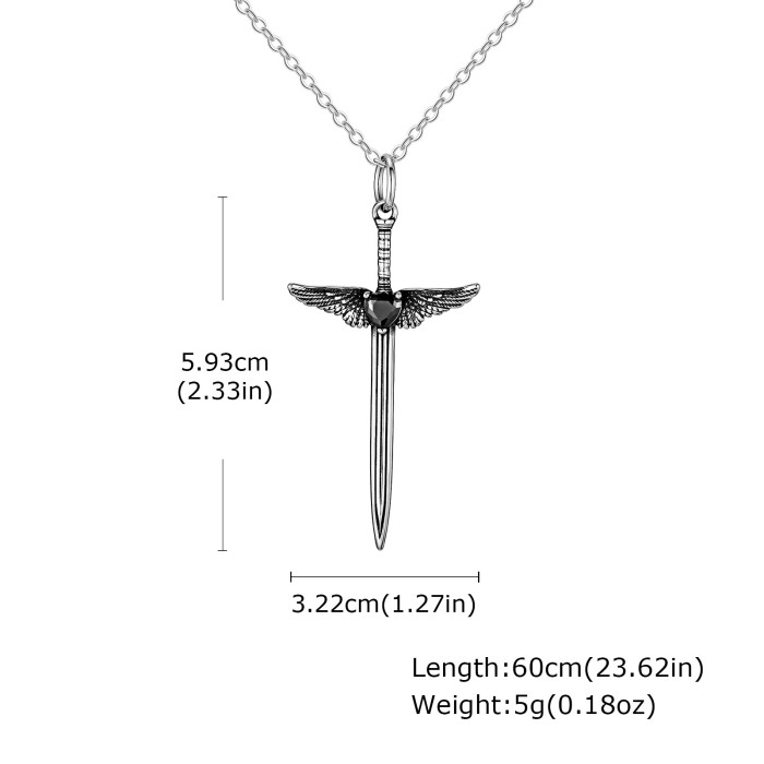 Wholesale Stainless Steel Angel Wing Pendant