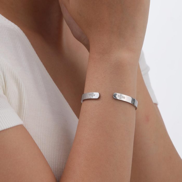 Wholesale Stainless Steel Inspirational Bangle