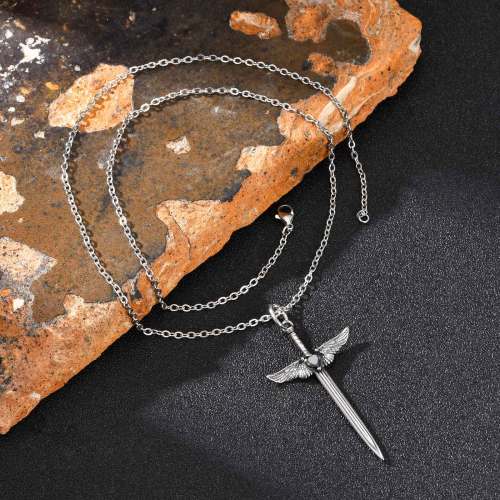 Wholesale Stainless Steel Angel Wing Pendant