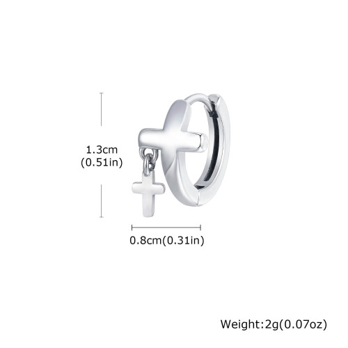 Wholesale Stainless Steel Cross Earrings