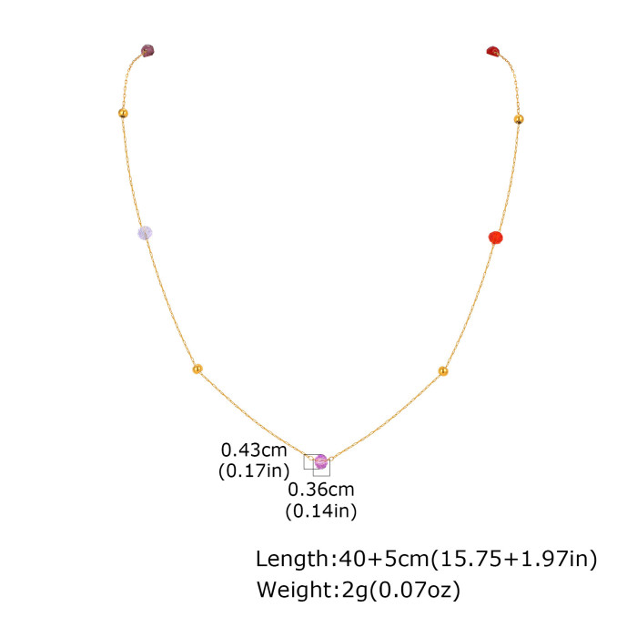 Wholesale Stainless Steel Thin Chain Necklace