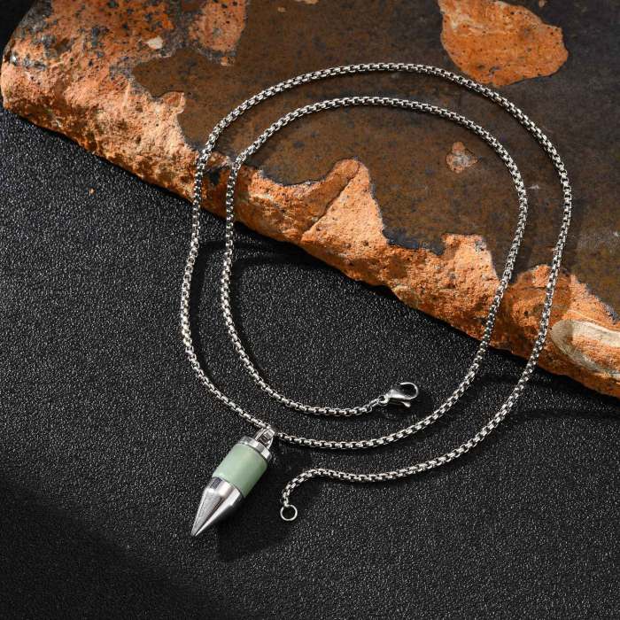 Wholesale Stainless Steel Bullet Pendant
