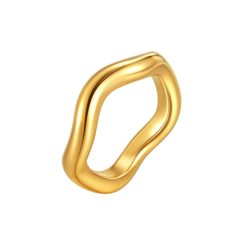 Wholesale Stainless Steel Wave Ring