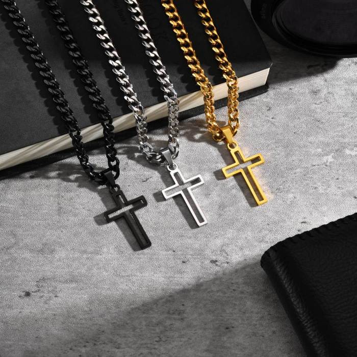 Wholesale Stainless Steel Hollow Cross