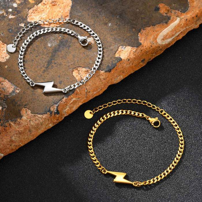 Wholesale Stainless Steel Lightning Bracelet