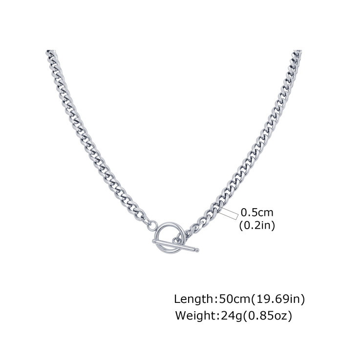 Wholesale Stainless Steel 5MM Chain Necklace