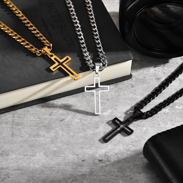 Wholesale Stainless Steel Hollow Cross