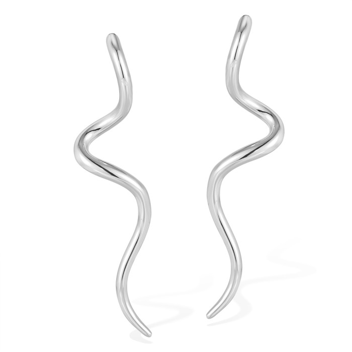 Wholesale Stainless Steel Snake Earrings for Women