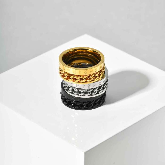 Wholesale Stainless Steel Viking Ring