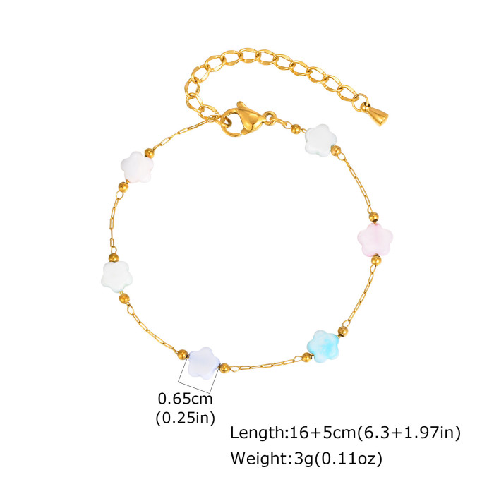 Wholesale Stainless Steel Colorful Bracelet Necklace