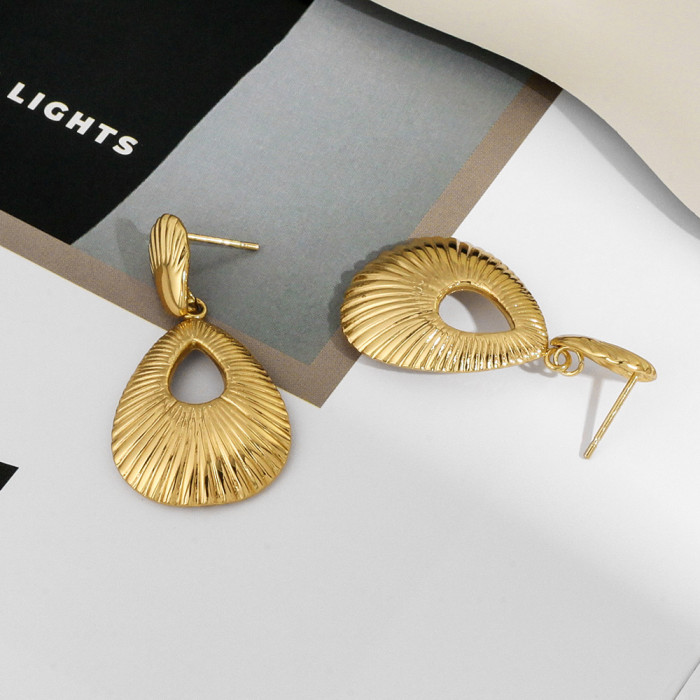 Wholesale Stainless Steel Niche Fashion Earrings