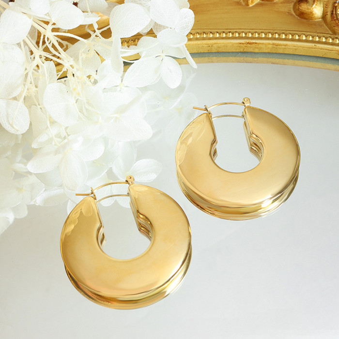 Wholesale Stainless Steel Exaggerated Earrings
