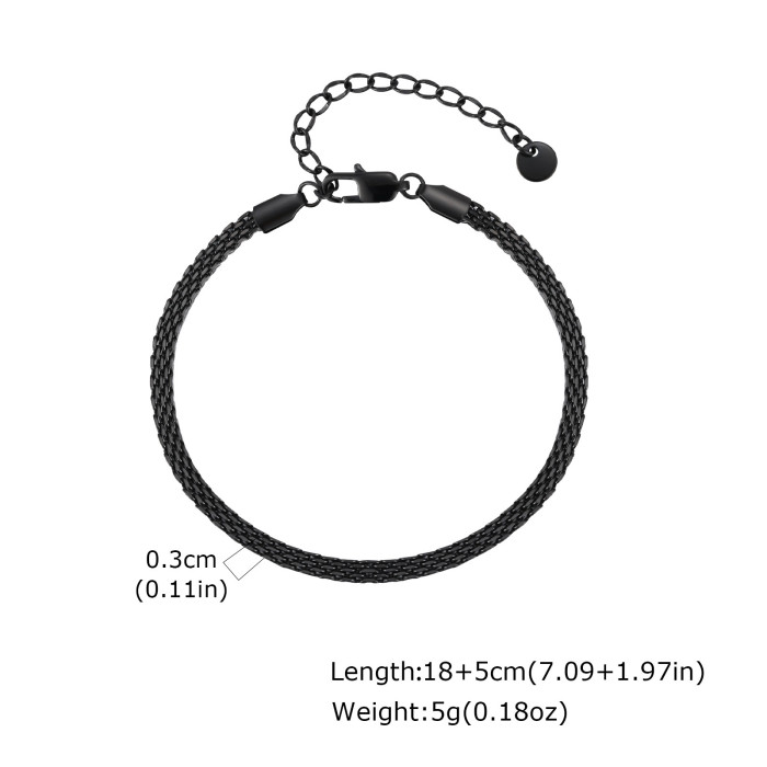 Wholesale Stainless Steel Mens Mesh Bracelets