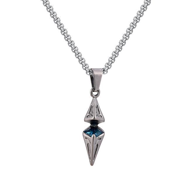 Wholesale Stainless Steel Zircon Diamond Pendant