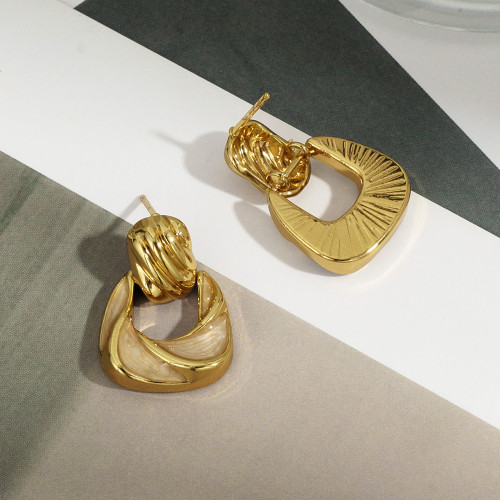 Wholesale Stainless Steel Fashion Simple Earrings