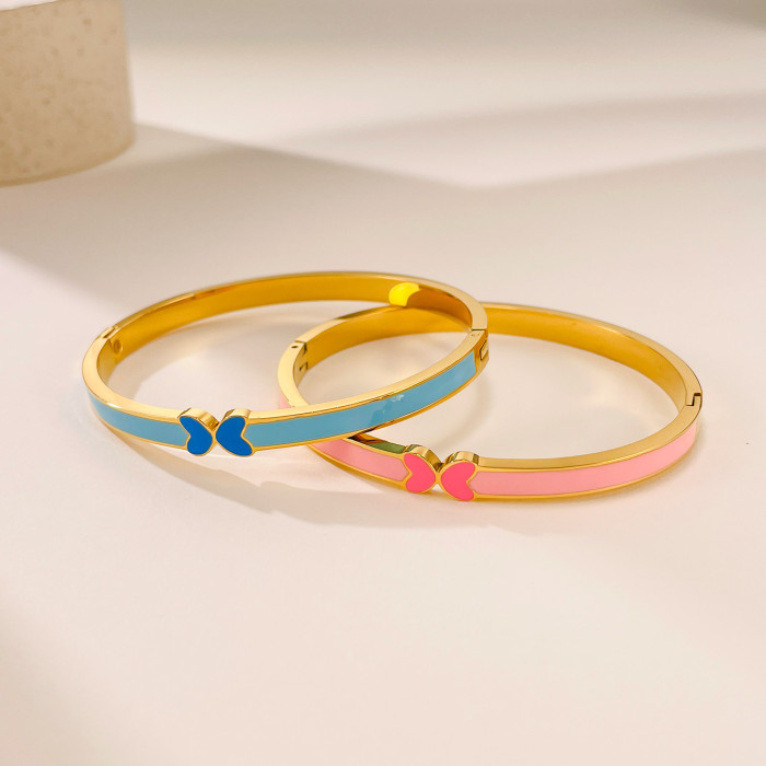 Wholeale Stainless Steel Butterfly Bangle