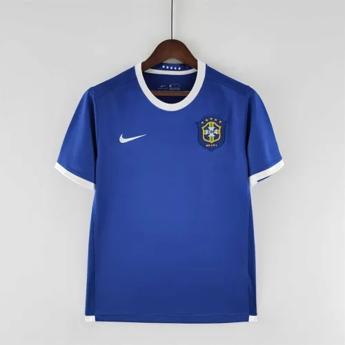 Retro 2006 Brazil Soccer Jersey away S-XXL