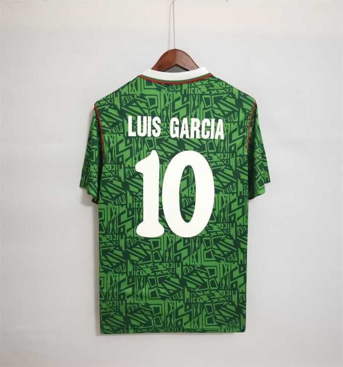 Retro 1994 Mexico Football Shirts Home Green