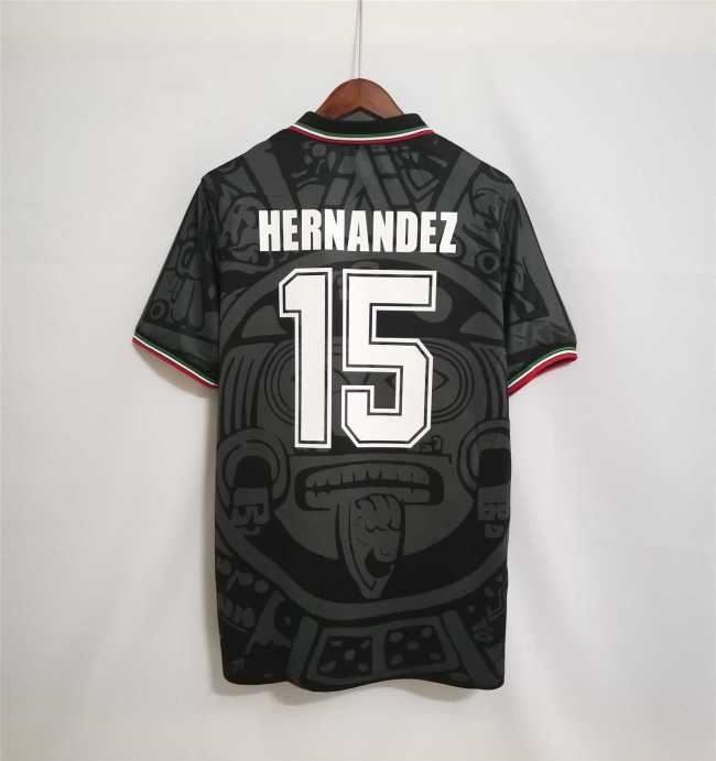 HERNANDEZ 1998 Mexico Soccer Jersey Away