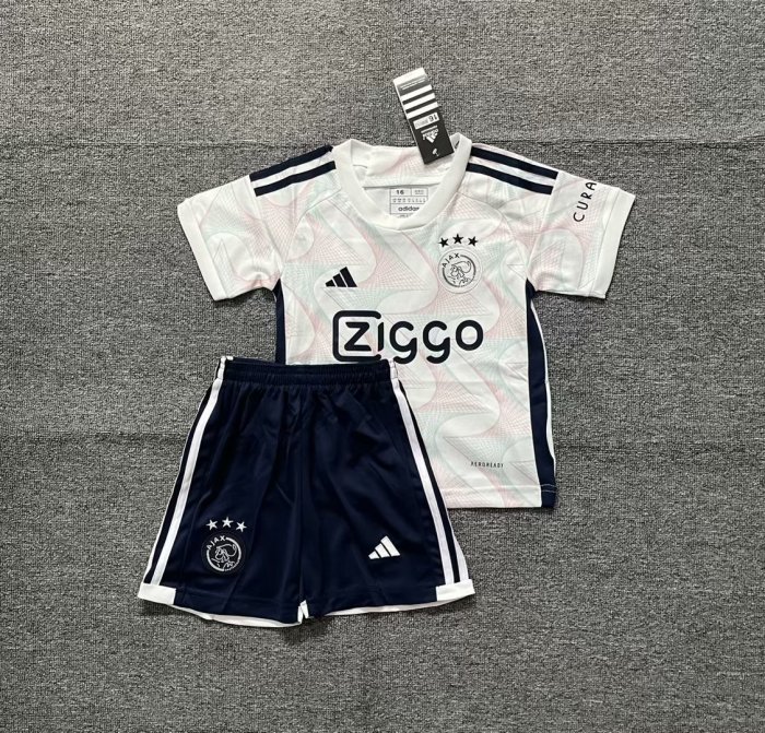 € 23.13 | Kids Ajax Away Soccer Uniform 2023 2024 Football Shirt Sale