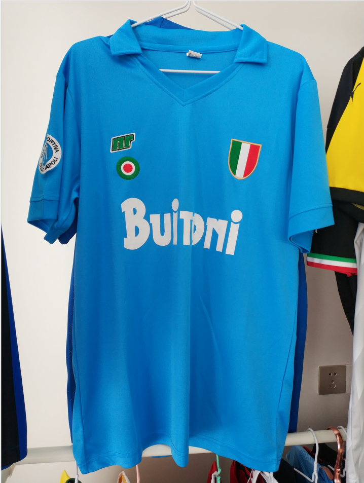 Maillot de foot vintage Naples Societa Sportiva Calcio Napoli n°5 1991-1993