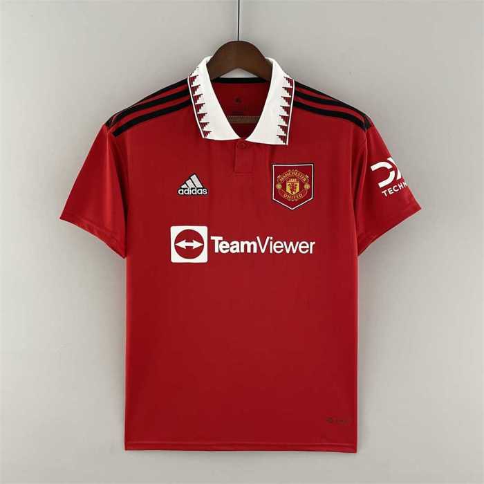 Man United Shirt 2022-2023 Manchester United Home Soccer Jersey Football Shirt
