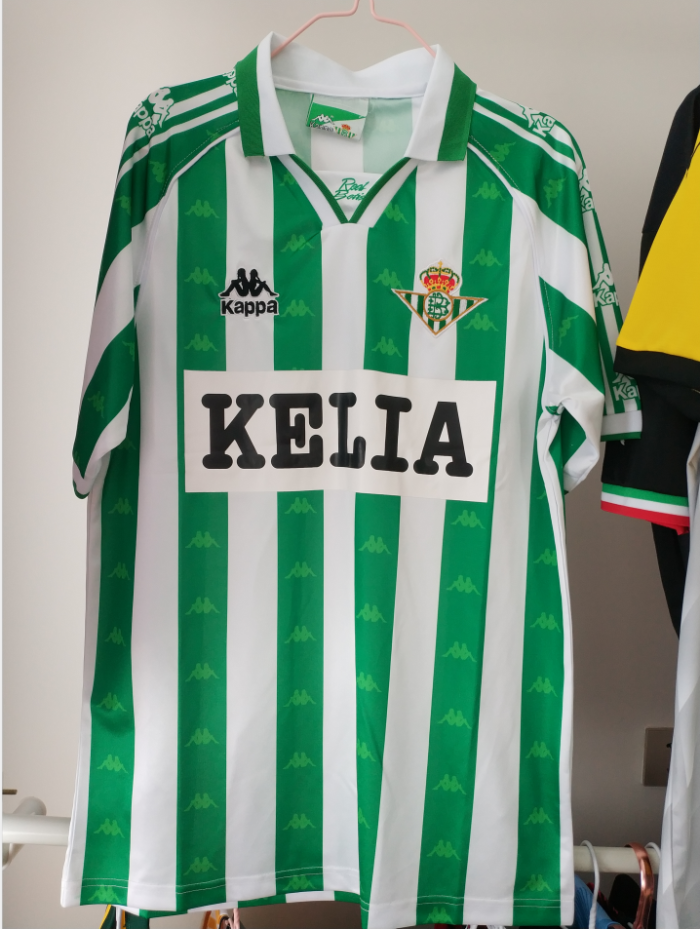 Retro Shirt 1996-1997 Real Betis Home Soccer Jersey Vintage Camiseta de Futbol