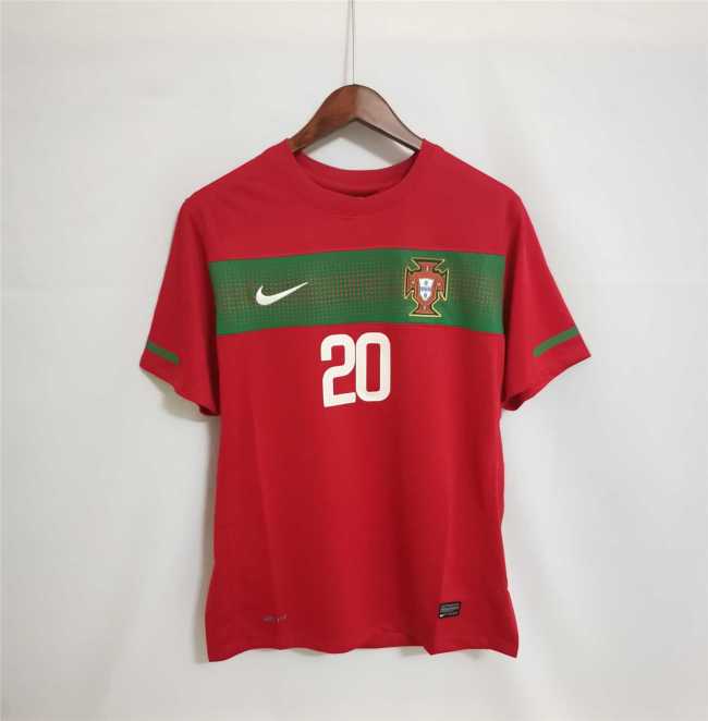 2010  Portugal   home   red     ROMARIO   #20   #7 for   Retro   Soccer   Jersey