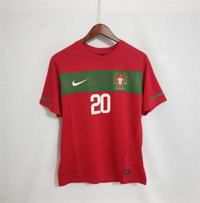 2010  Portugal   home   red     ROMARIO   #20   #7 for   Retro   Soccer   Jersey