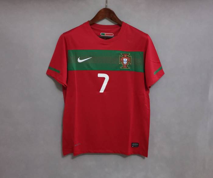 2010  Portugal   home   red     ROMARIO   #20   #7 for   Retro   Soccer   Jersey