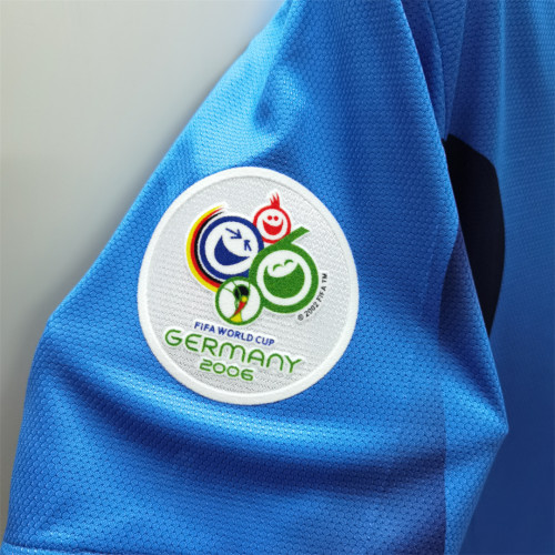 Retro   2006 Italy home blue   Soccer Jersey S,M,L,XL,2XL