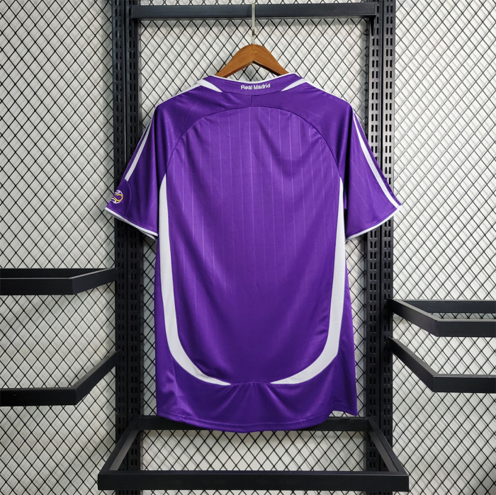 06-07 Real Madrid  away Purple Size S-XXL   Soccer Jersey