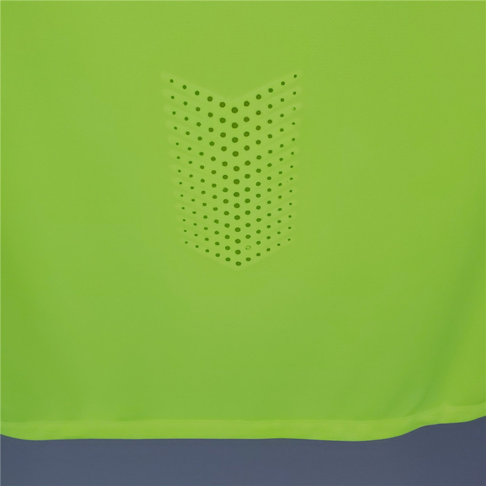 Retro Brasil Camiseta de Futbol 2020 Brazil Fluorescent Green Soccer Training Jersey