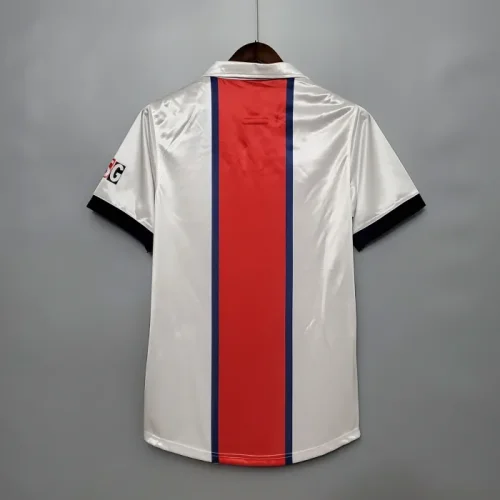 Retro Jersey 1998-1999 PSG Away White Soccer Jersey