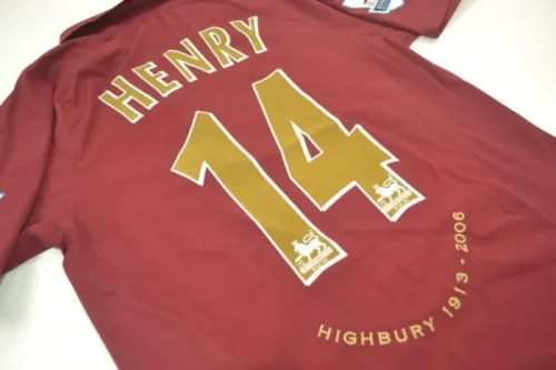 Retro Jersey 2005-2006 Arsenal #14 HENRY Home Soccer Jersey