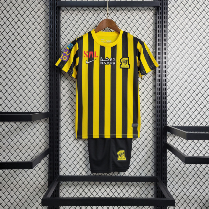 22-23 kids Ittihad home Size 16-28