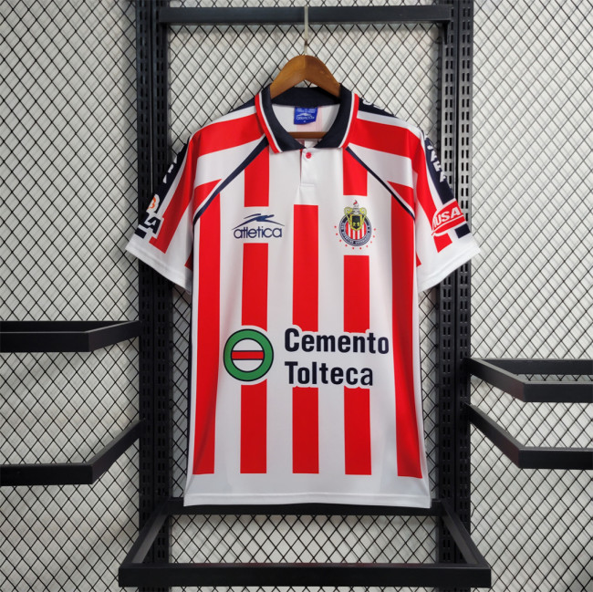 Retro  02-03 Chivas home Size S-XXL