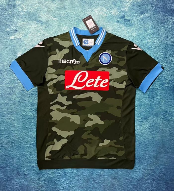 Retro  Napoli   13-14  Soccer Jersey