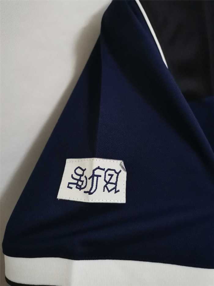 Retro 1986 Scotland home blue Jersey
