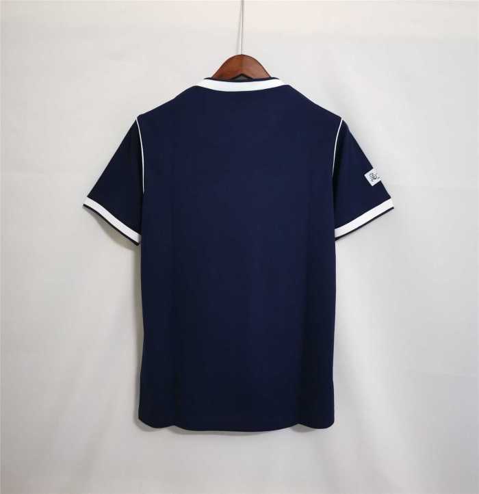Retro 1986 Scotland home blue Jersey